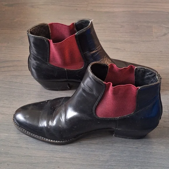 Modern Vice Ringo Black Leather Boots 8.5 - Picture 6 of 13